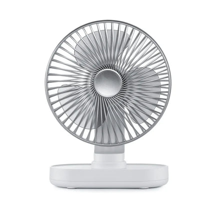 3600Mah Rechargeable Air Cooling Ventilator Electric USB Auto Rotation Desktop Fan 4 Speed Wind Silent Portable for Home Office