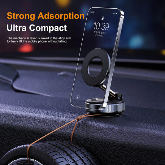 Magnetic holder for iPhone/Android – secure car mount by Hausvia